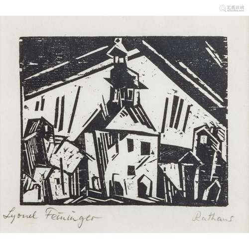 FEININGER, LYONEL (1871-1956), "Rathaus von Zottelstedt...