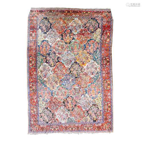 Tapis de hall/de palais. BACHTIAR/PERSIEN, vers 1930, 635x43...