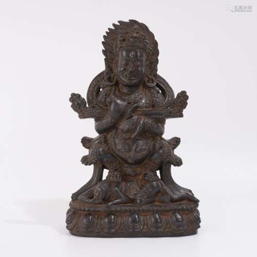 BRONZE CAST MAHAKALA BUDDHA