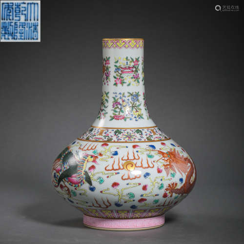 CHINA'S QING DYNASTY QIANLONG PERIOD FAMILLE ROSE CELESTIAL ...