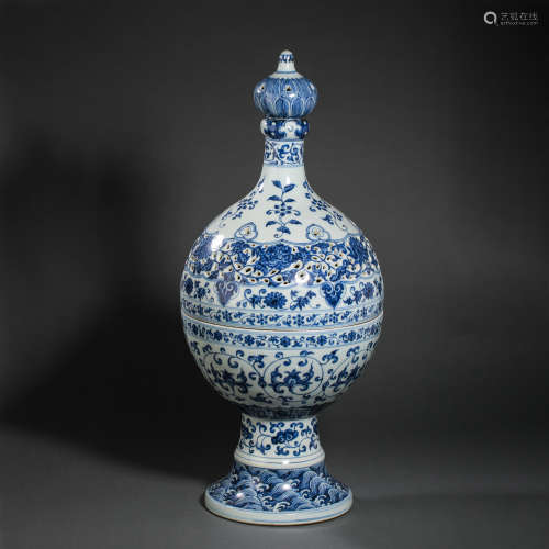 CHINESE QING DYNASTY BLUE AND WHITE AROMATHERAPY