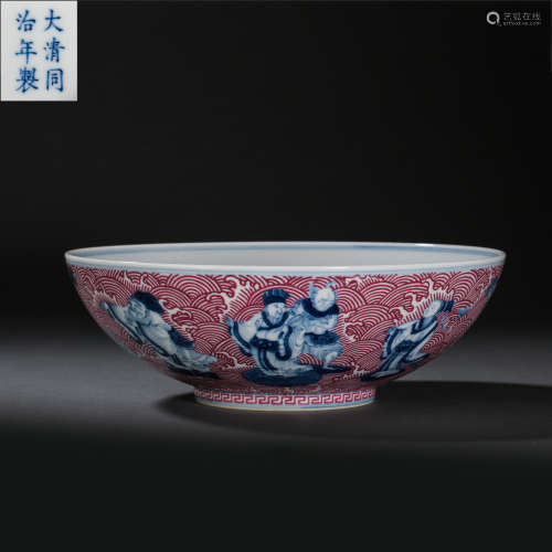FIGURE BOWLS OF THE TONGZHI PERIOD OF THE QING DYNASTY IN CH...