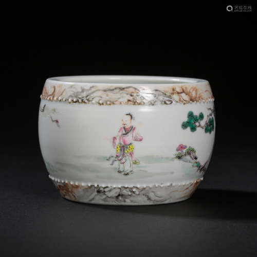 CHINESE QING DYNASTY YONGZHENG FAMILLE ROSE BOWL