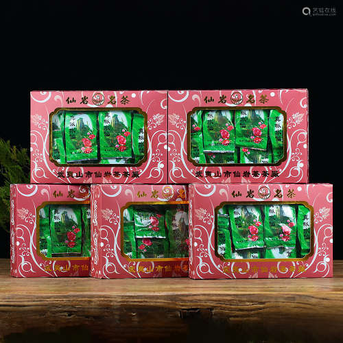 1998 原装1998年武夷山市仙岩茶厂精制——真枞水仙五盒