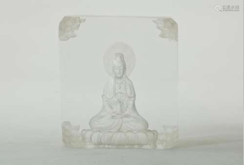 Dikglazen sculptuur Boeddha
