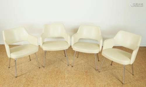 Theo Tempelman, set van 4 stoelen