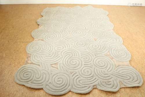 Wollen modern tapijt