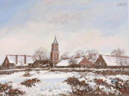 Kranenburg, Hendrik. Winterlandschap