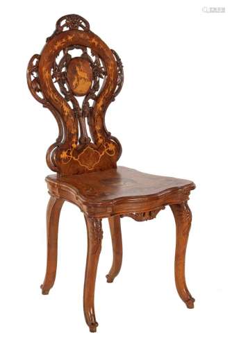 Classic walnut chair