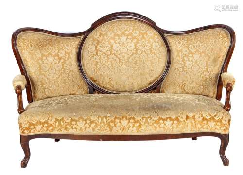 Biedermeier 3-seater sofa