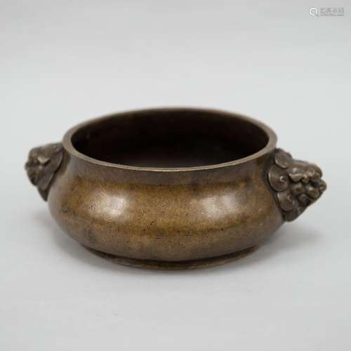 Chinese bronze bowl