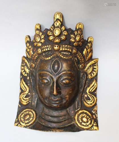 Tibet bronze mask