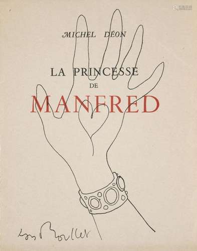 Boullet, Jean La Princesse de Manfred. Mit einer U…