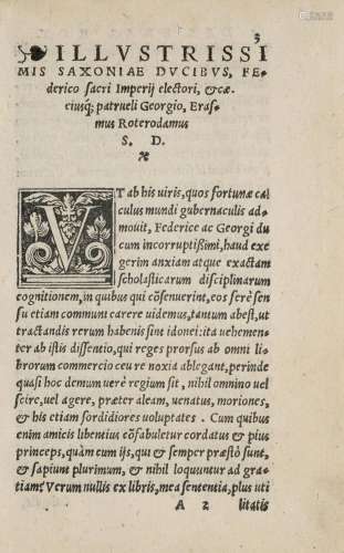 Sammlung von drei teils frühen Drucken, 1534-1726.…