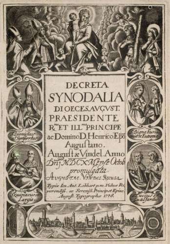 Decreta Synodalia Dioeces. August. Praesidente R.m…