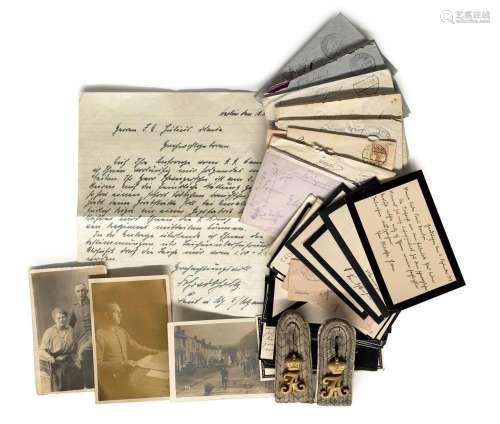 Sammlung von Feldpost, Briefen, Postkarten, Beilei…