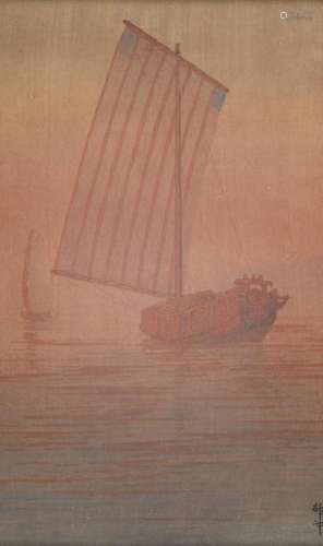 Yuhan, Ito Tsukuda Jima (Segelboot im Glanz des So…