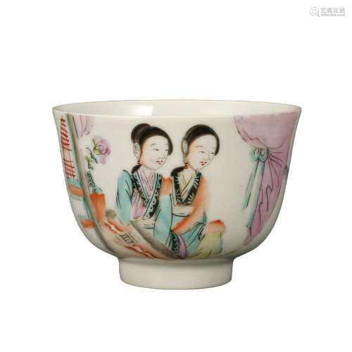A FAMILLE-ROSE 'LADIES' CUP