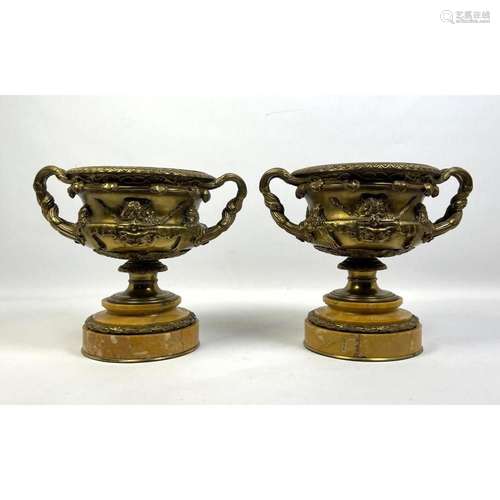 PR METAL TAZZAS COMPOTES. MARBLE BASES. DECORATIVE HANDLES. ...