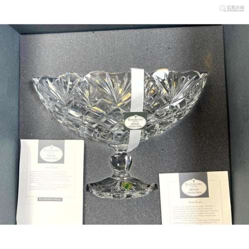 WATERFORD CRYSTAL ARTISAN COLLECTION BOAT BOWL. CUT CRYSTAL ...