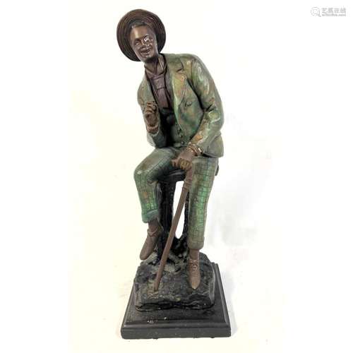 CONTEMPORARY BRONZE FIGURAL SCULPTURE.