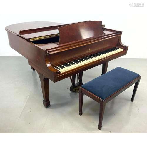 STEINWAY MODEL M PIANO BABY GRAND PIANO. SERIAL 359132 M. LO...