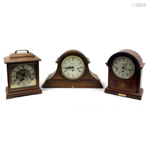 COLLECTION OF 3 VINTAGE MANTLE CLOCKS. SETH THOMAS MAHOGANY ...