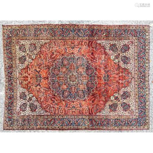 11 3 X 8 HANDMADE ORIENTAL CARPET RUG. FINELY WOVEN.