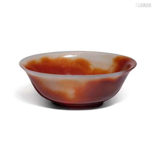 An agate oval bowl, Qing dynasty, 18th / 19th century | 清十...
