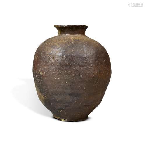 A 'Shigaraki' stoneware jar, Japan, 17th century