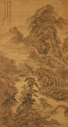 Wang Tingjing (Qing Dynasty) 王廷敬 (清) | Autumn Landscape ...