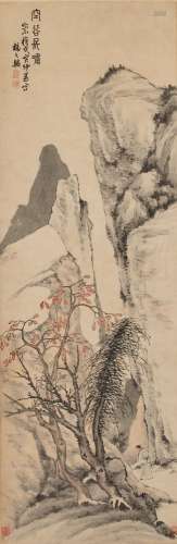 Yang Wencong 1596-1646 楊文驄 | Autumn Landscape 空谷長嘯