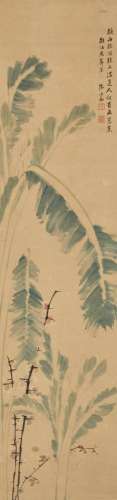 Chen Hongshou 1768-1822 陳鴻壽 | Plantain 芭蕉