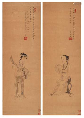Xia QingQian (19th century) 夏慶荃(十九世紀) | Ladies 仕女