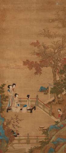 Huang Juan (Ming Dynasty) 黃卷 (明) | Ladies in Palace 美人夜...