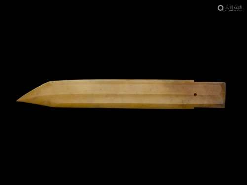 A jade ceremonial blade, ge, Shang - Western Zhou dynasty | ...