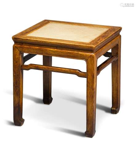 A huanghuali rectangular waisted stool, Late Ming dynasty | ...