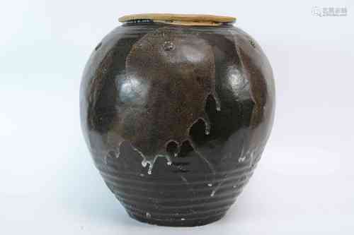 唐晚期 魯山窯罐