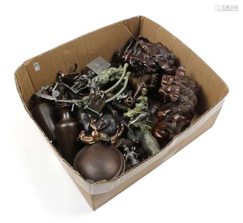 Box of various figurines