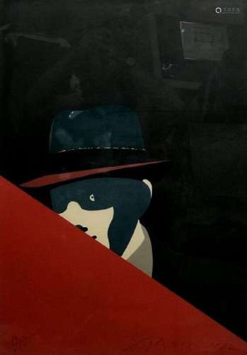 ARROYO Eduardo (né en 1937)<br />
"Homme au chapeau&quo...