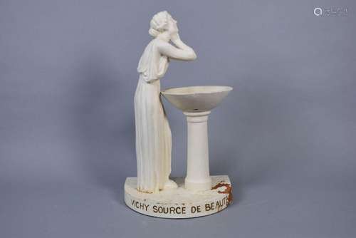 Lampe publicitaire Vichy source de beauté<br />
vers 1930<br...