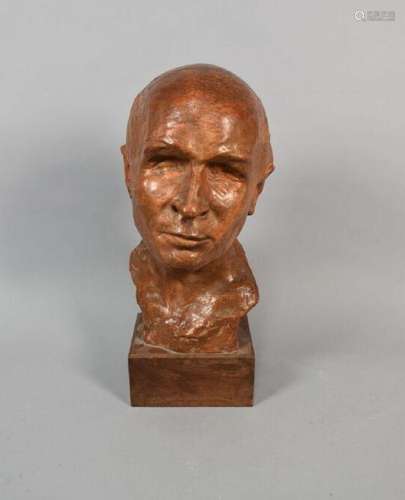 CARVIN Louis-Albert  (1860-1951)<br />
Portrait d'homme<br /...