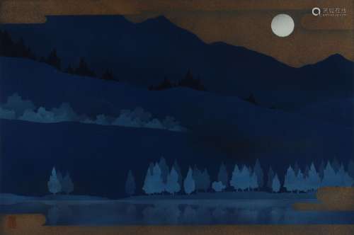 Shoji Osugi Japanese Landscape Woodblock Print