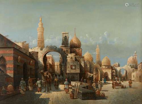 August von Siegen Orientalist Painting