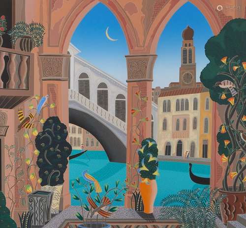 Thomas McKnight "Rialto" Serigraph