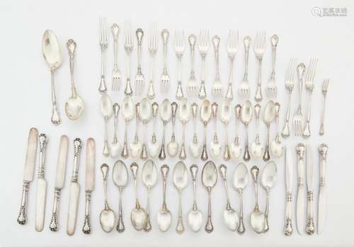 Gorham Chantilly Sterling Silverware 1895 62 pcs