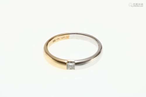 Bicolor gouden ring