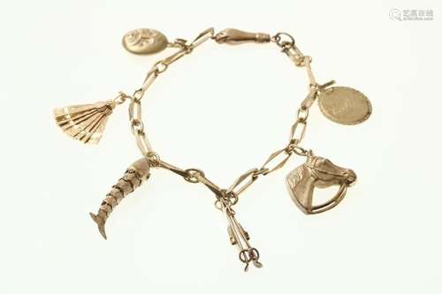 Geelgouden close for ever armband