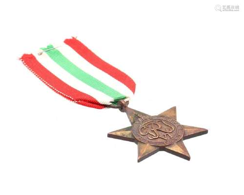 English Italy-Star Medal