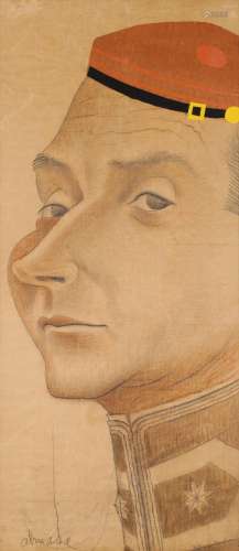 Almada Negreiros (1893-1970) Portrait of José Gomes Marques